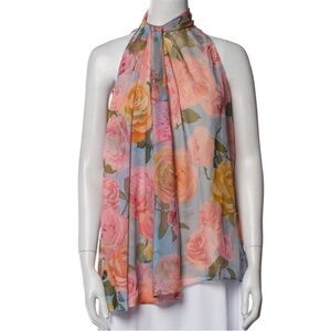 Balmain
Floral Print Halterneck Blouse
Size: S I US4, FR36